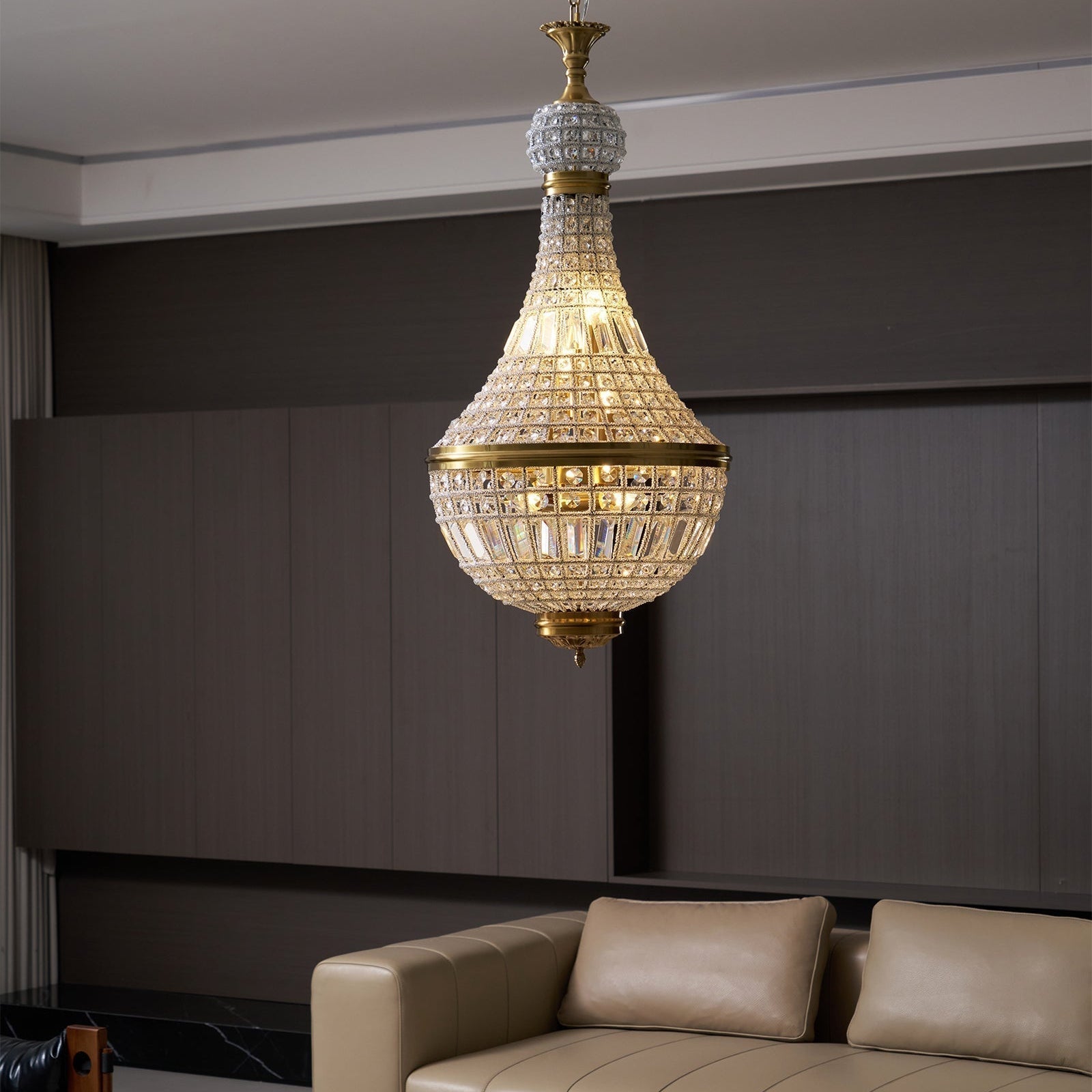 Auristella Luxus-Kristall-Kronleuchter-Letslighting