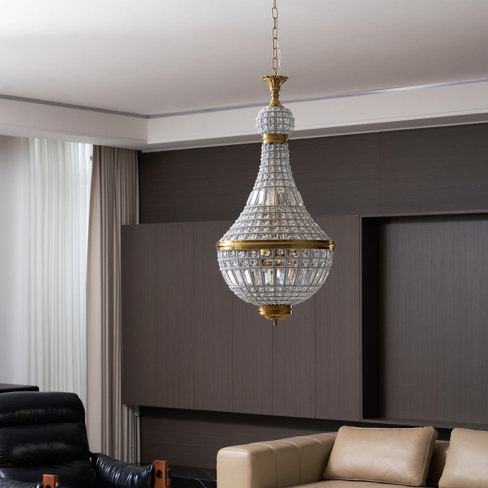 Auristella Luxus-Kristall-Kronleuchter-Letslighting