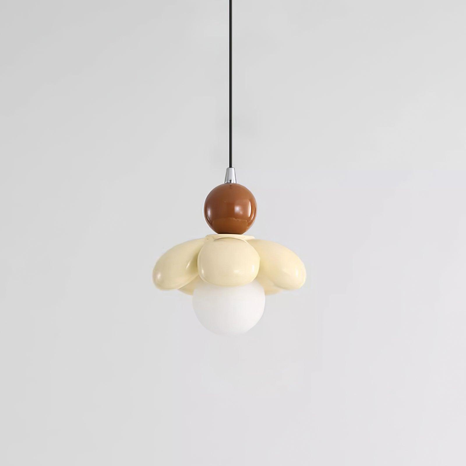 Blossi Moderne Pendelleuchte mit Blumenmotiv aus Kunstharz-Letslighting