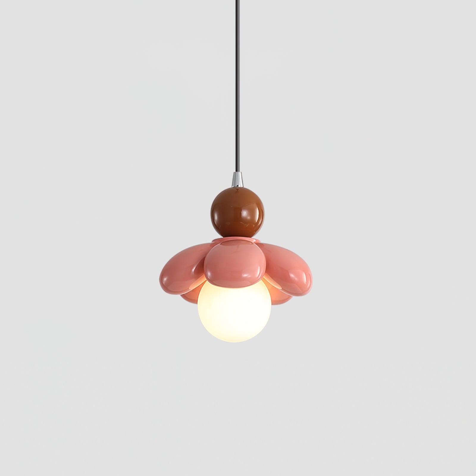 Blossi Moderne Pendelleuchte mit Blumenmotiv aus Kunstharz-Letslighting