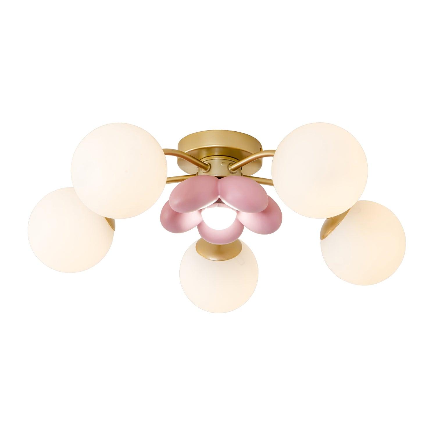 Blossura Pink Petal Ceiling Light - Letslighting