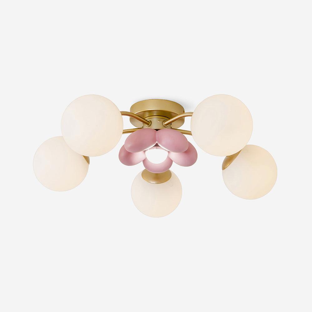 Blossura Pink Petal Ceiling Light - Letslighting