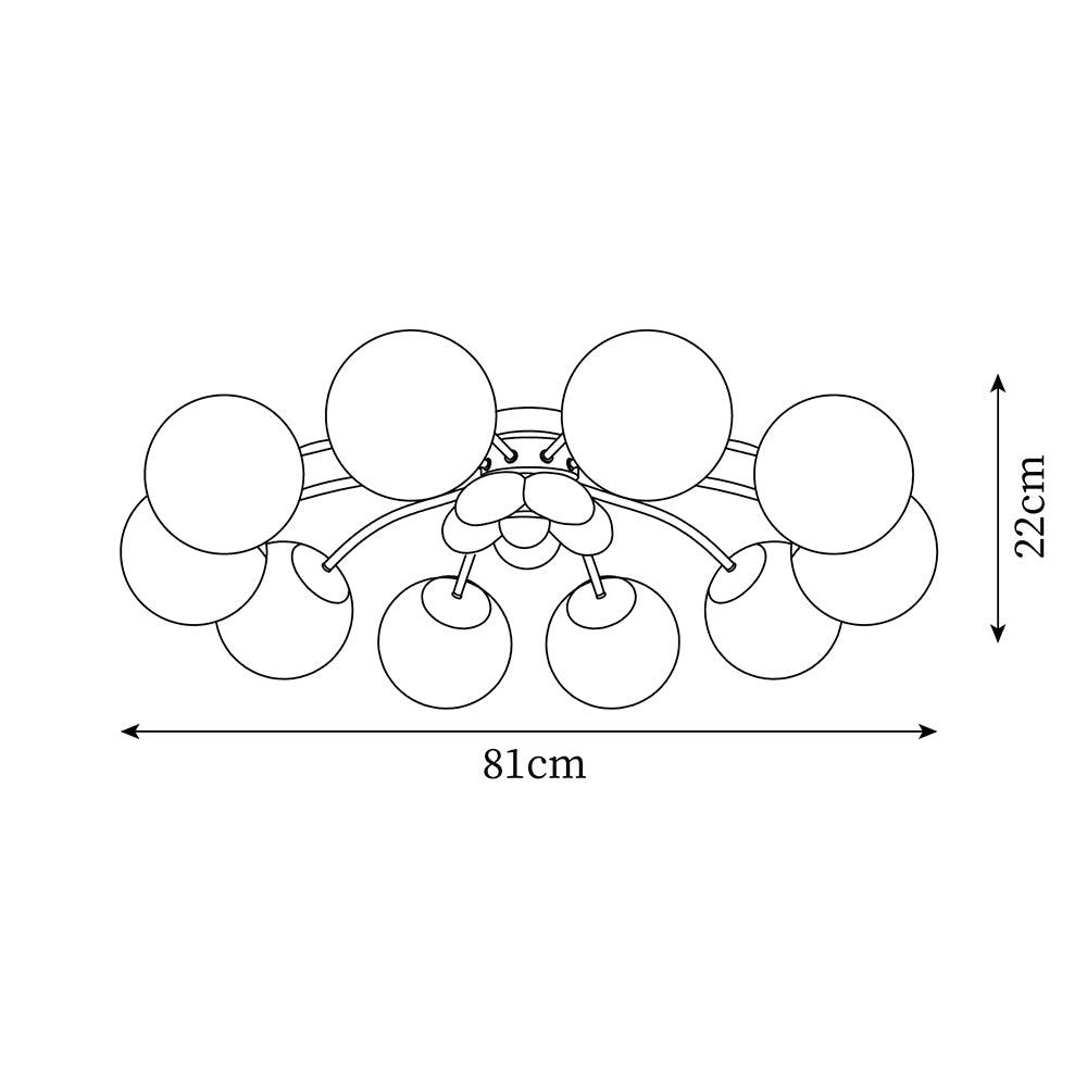 Blossura Pink Petal Ceiling Light - Letslighting