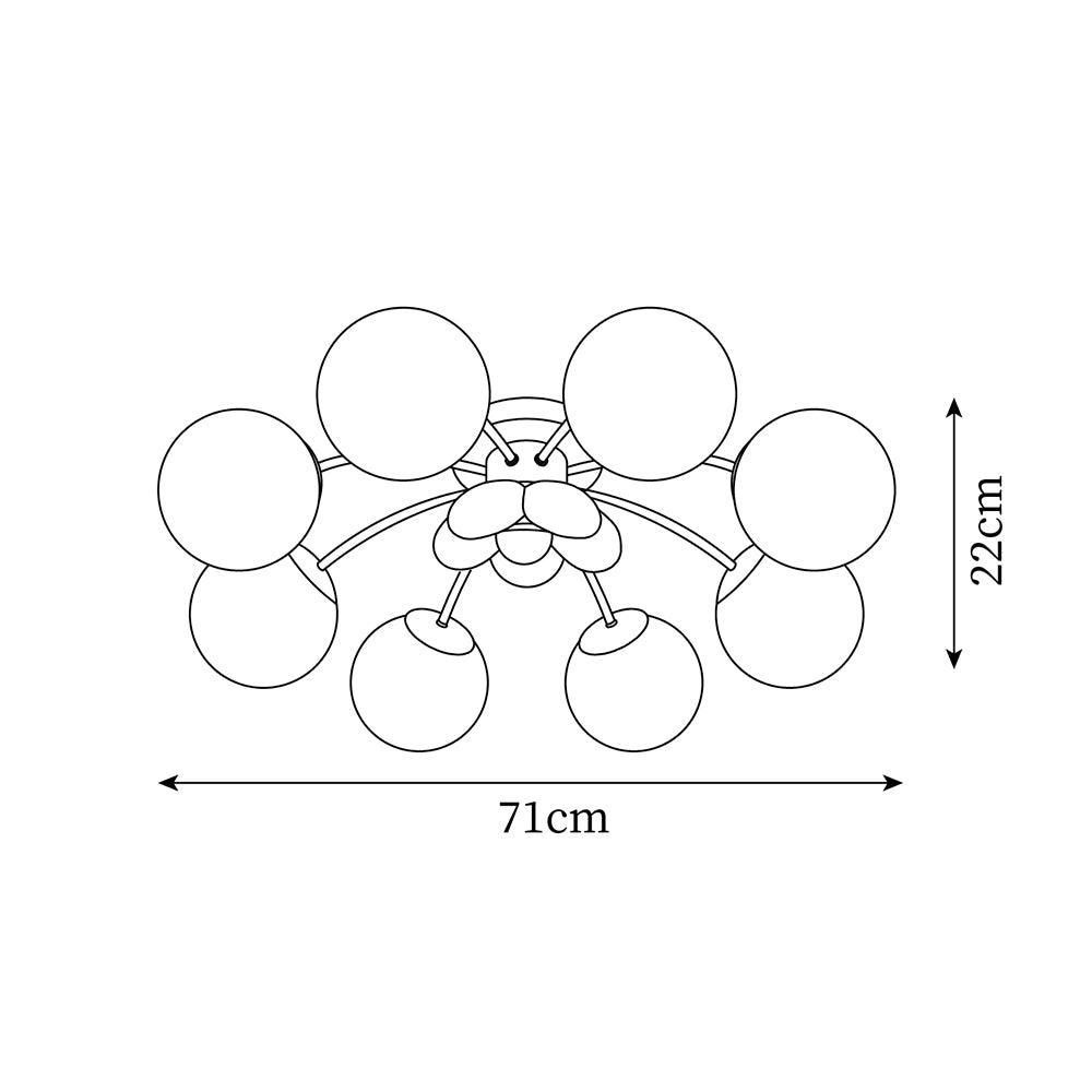 Blossura Pink Petal Ceiling Light - Letslighting