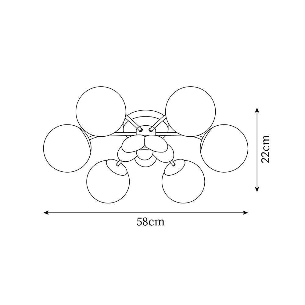 Blossura Pink Petal Ceiling Light - Letslighting