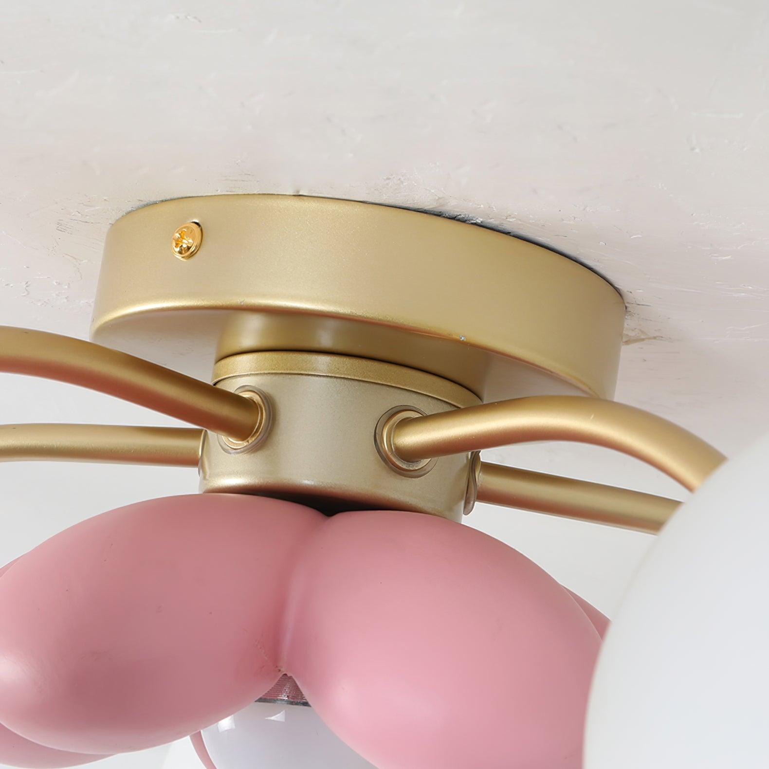 Blossura Pink Petal Ceiling Light - Letslighting