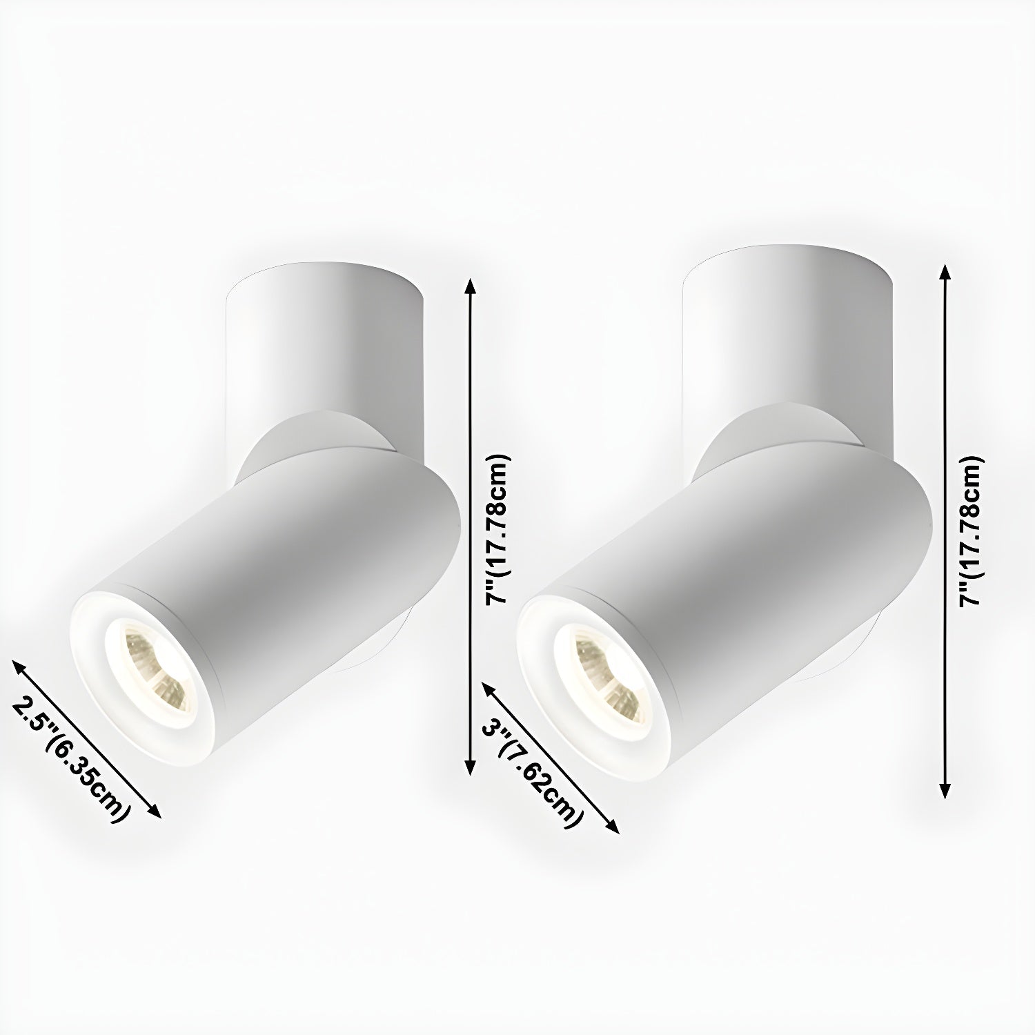 Ivinir Modern Minimalistisch Pivot Einbauleuchte Deckenleuchte-Letslighting