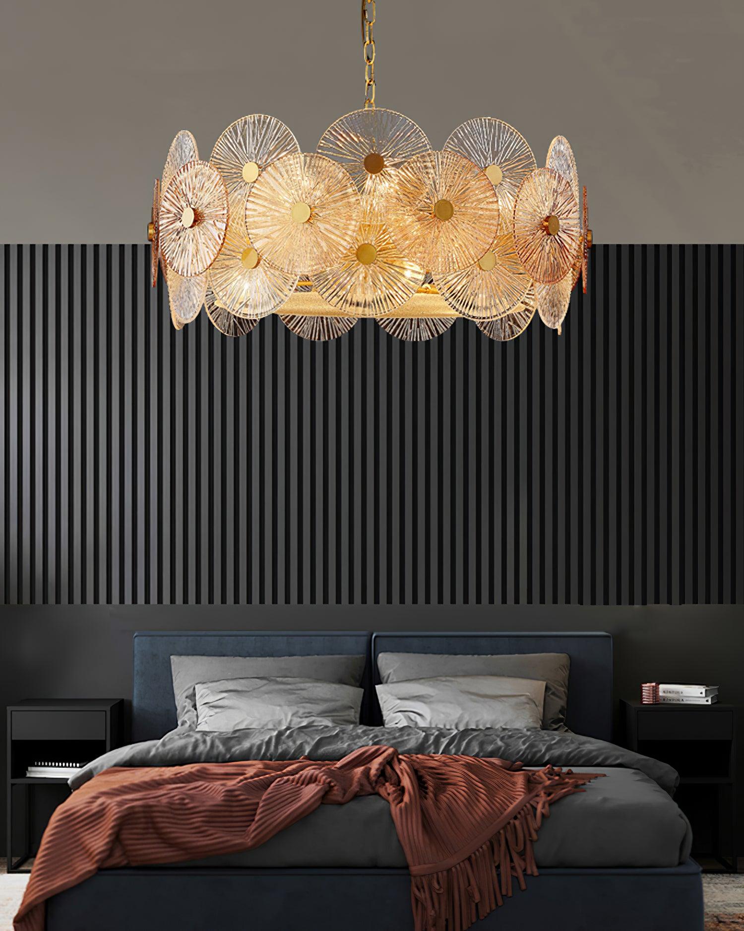 Aurelia Eleganter luxuriöser Glaskronleuchter-Letslighting