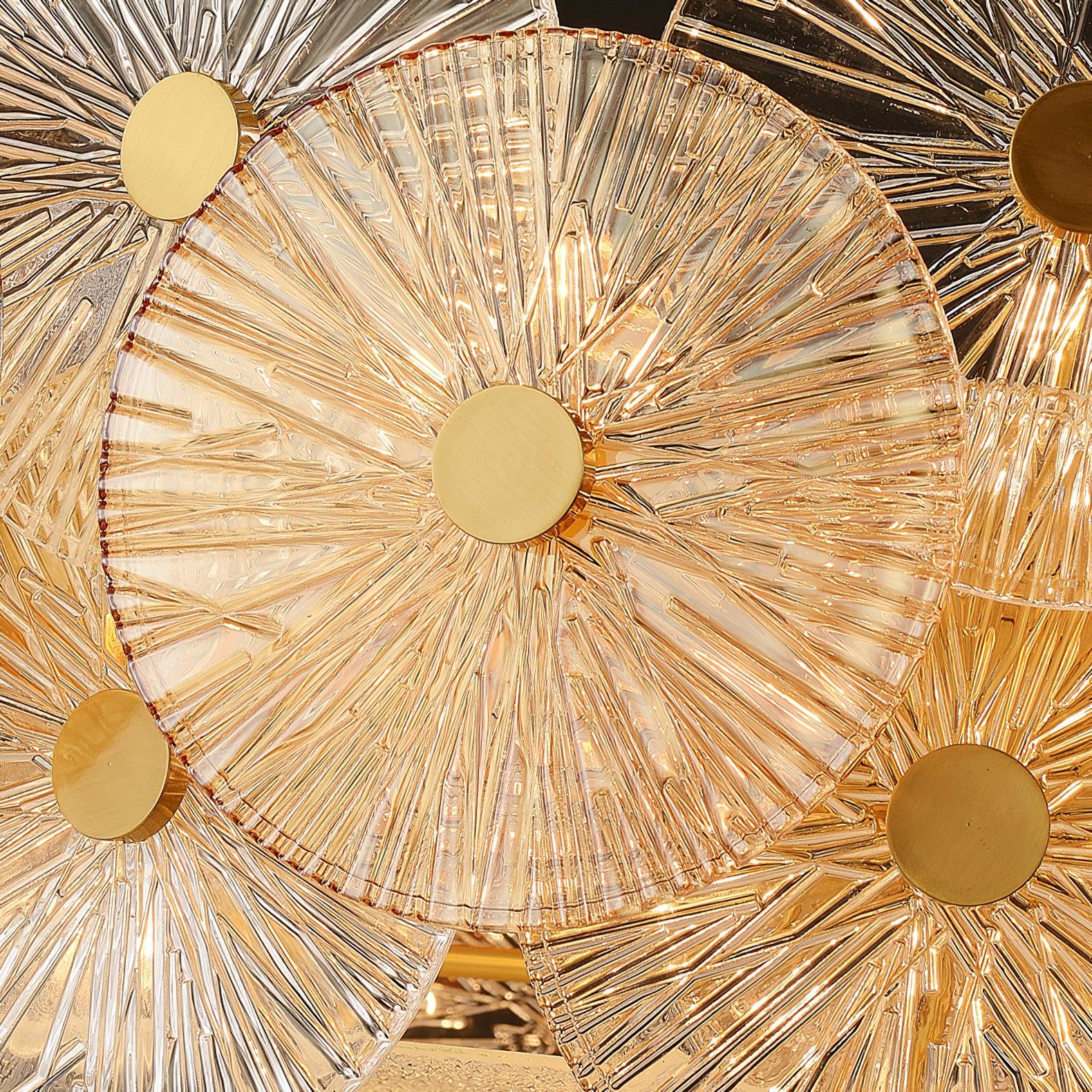 Aurelia Eleganter luxuriöser Glaskronleuchter-Letslighting