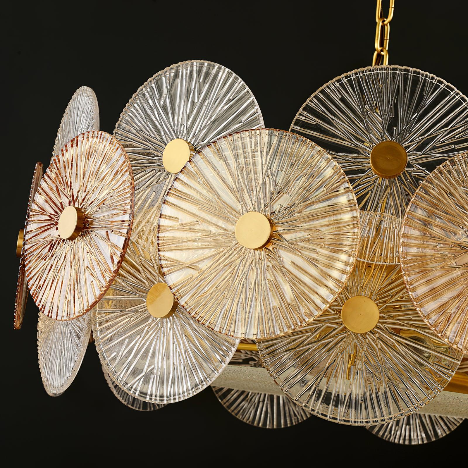 Aurelia Eleganter luxuriöser Glaskronleuchter-Letslighting