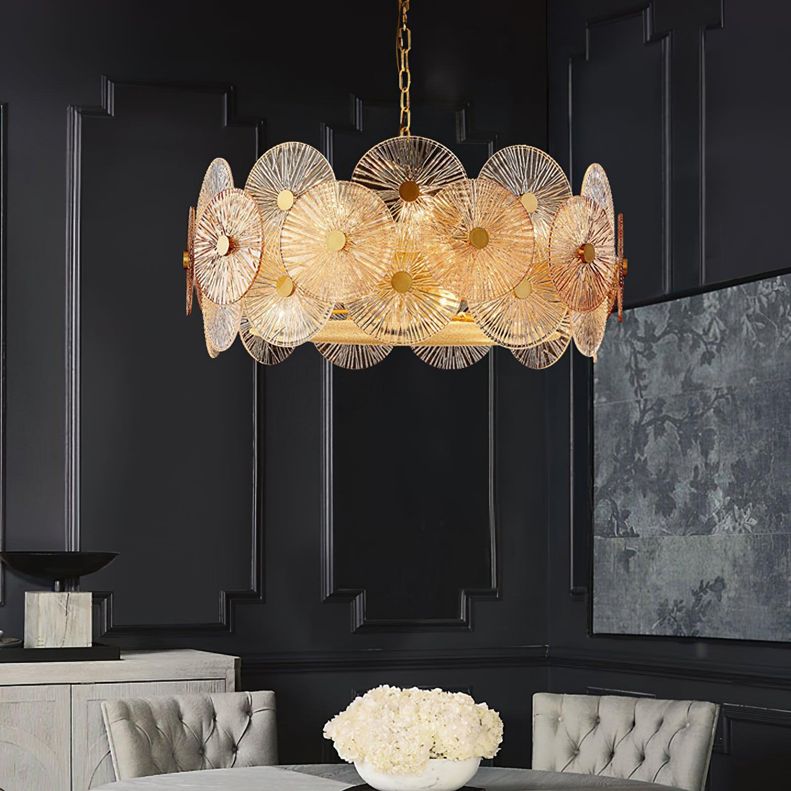 Aurelia Eleganter luxuriöser Glaskronleuchter-Letslighting