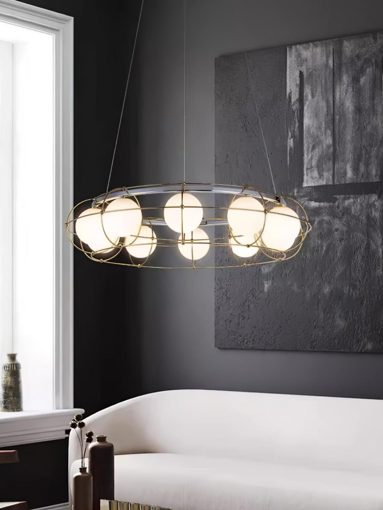 Mia Moderner Glas-Kronleuchter-Letslighting