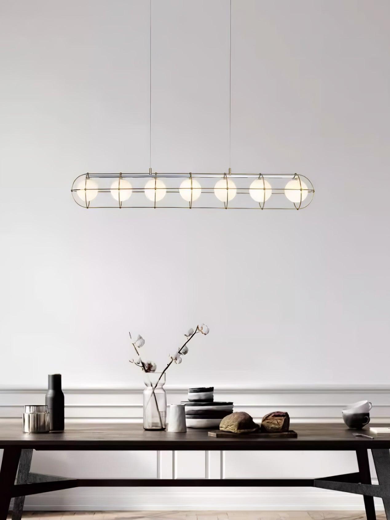 Mia Moderner Glas-Kronleuchter-Letslighting