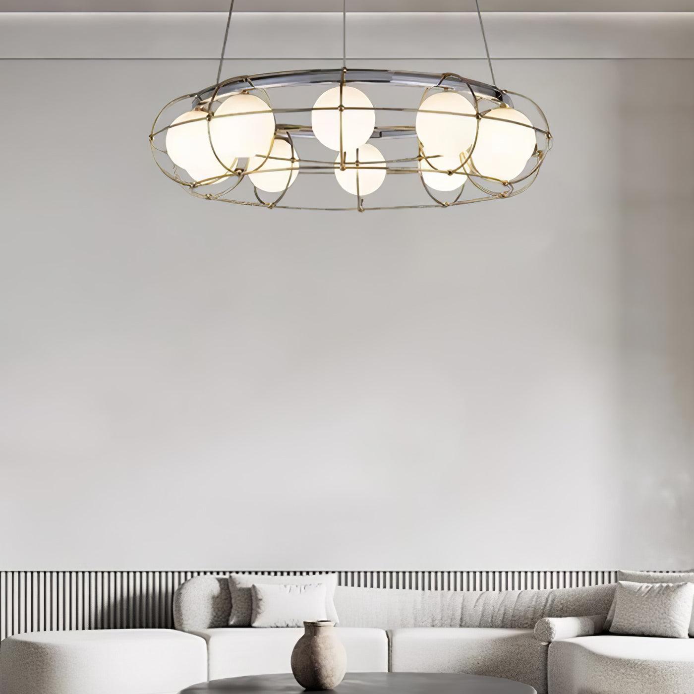Mia Moderner Glas-Kronleuchter-Letslighting