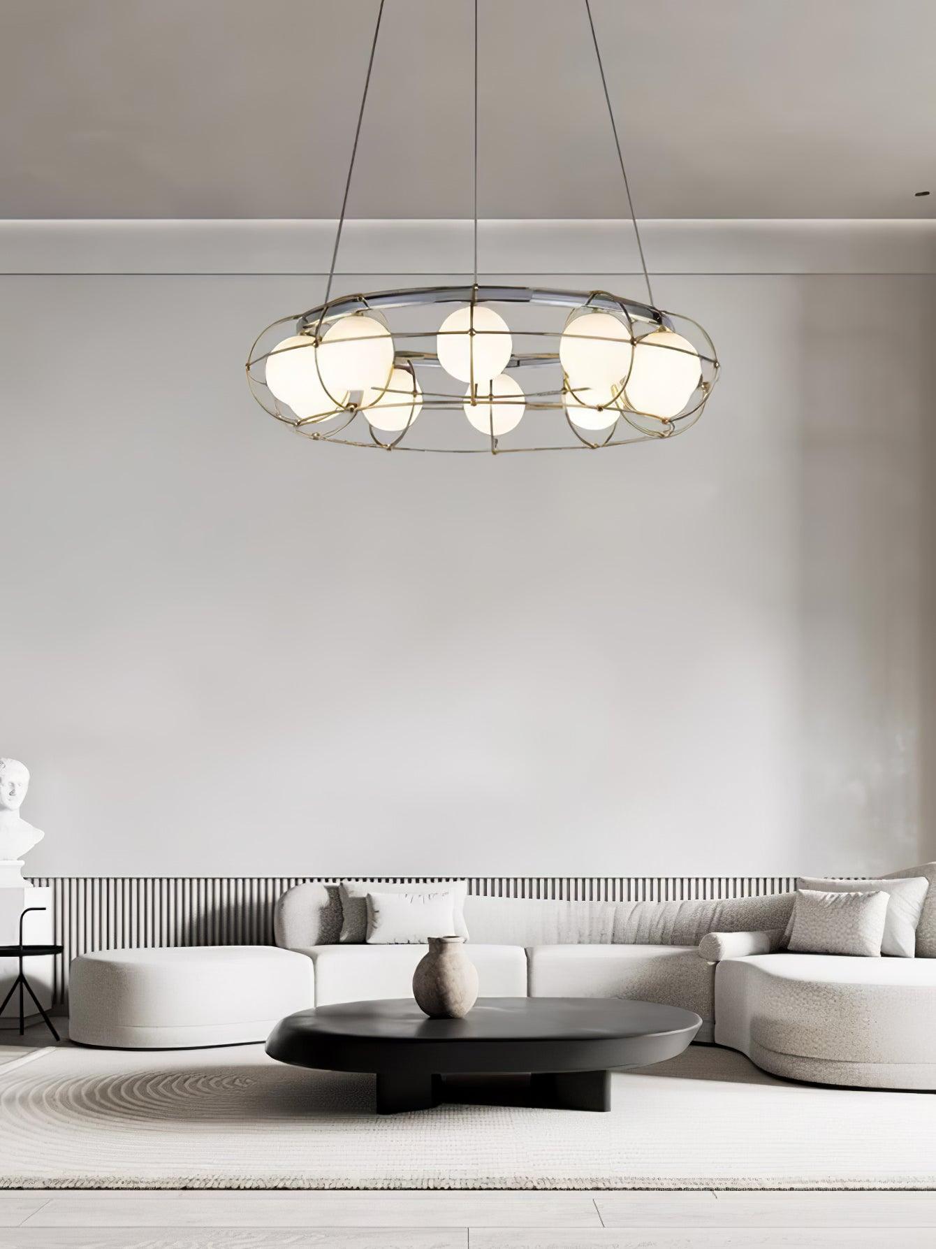 Mia Moderner Glas-Kronleuchter-Letslighting