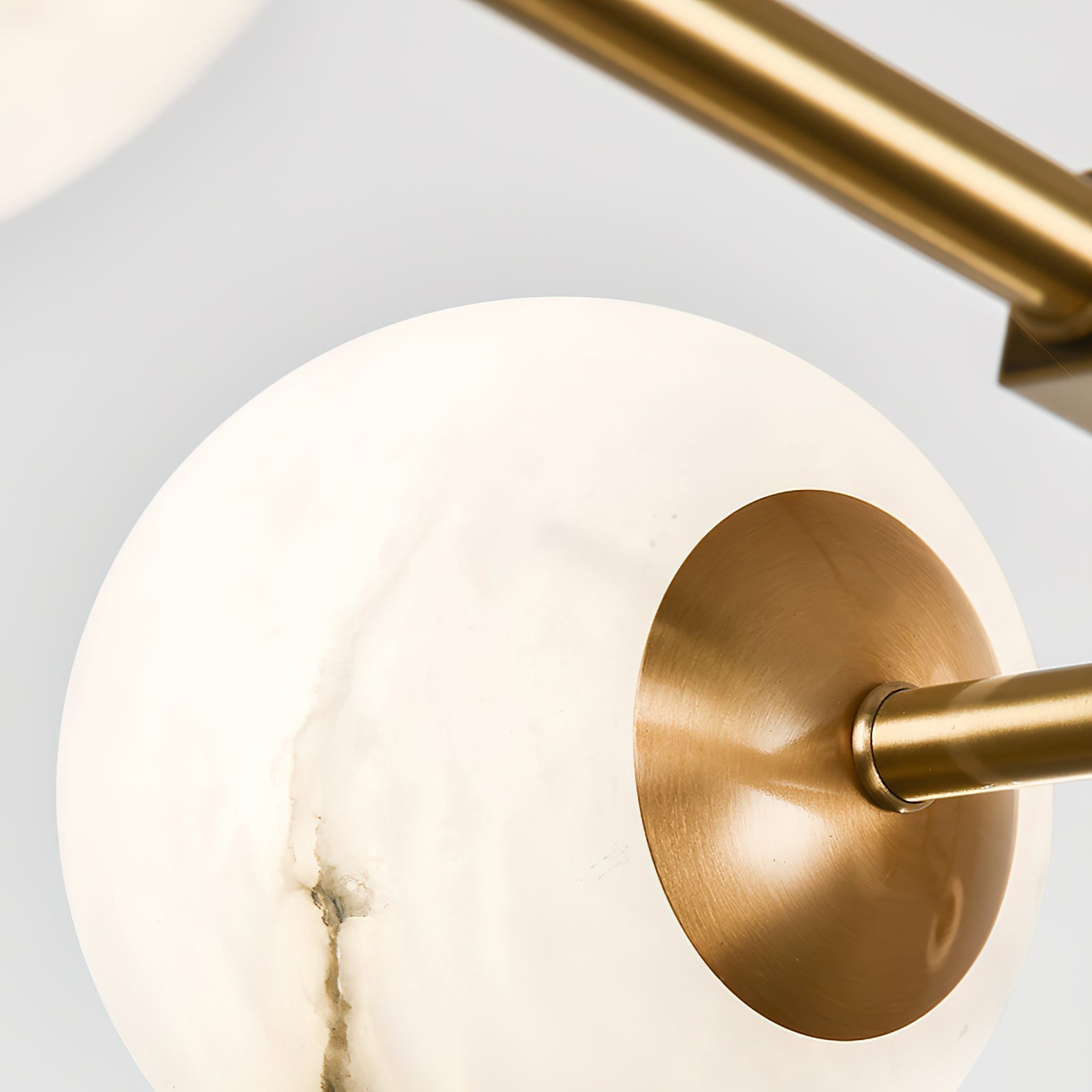 Zovenel Premium Nordic Brass Alabaster Chandelier - Letslighting