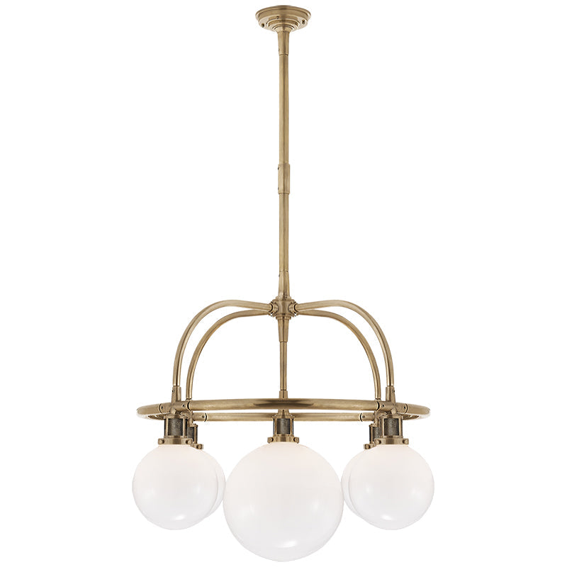 Vathea Modern Minimalist Metal Glass Chandelier - Letslighting