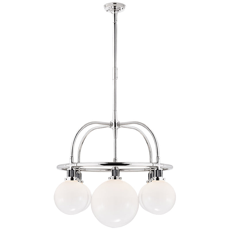 Vathea Modern Minimalist Metal Glass Chandelier - Letslighting