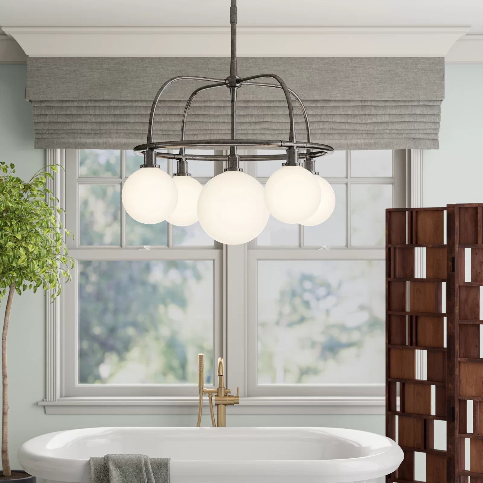 Vathea Modern Minimalist Metal Glass Chandelier - Letslighting