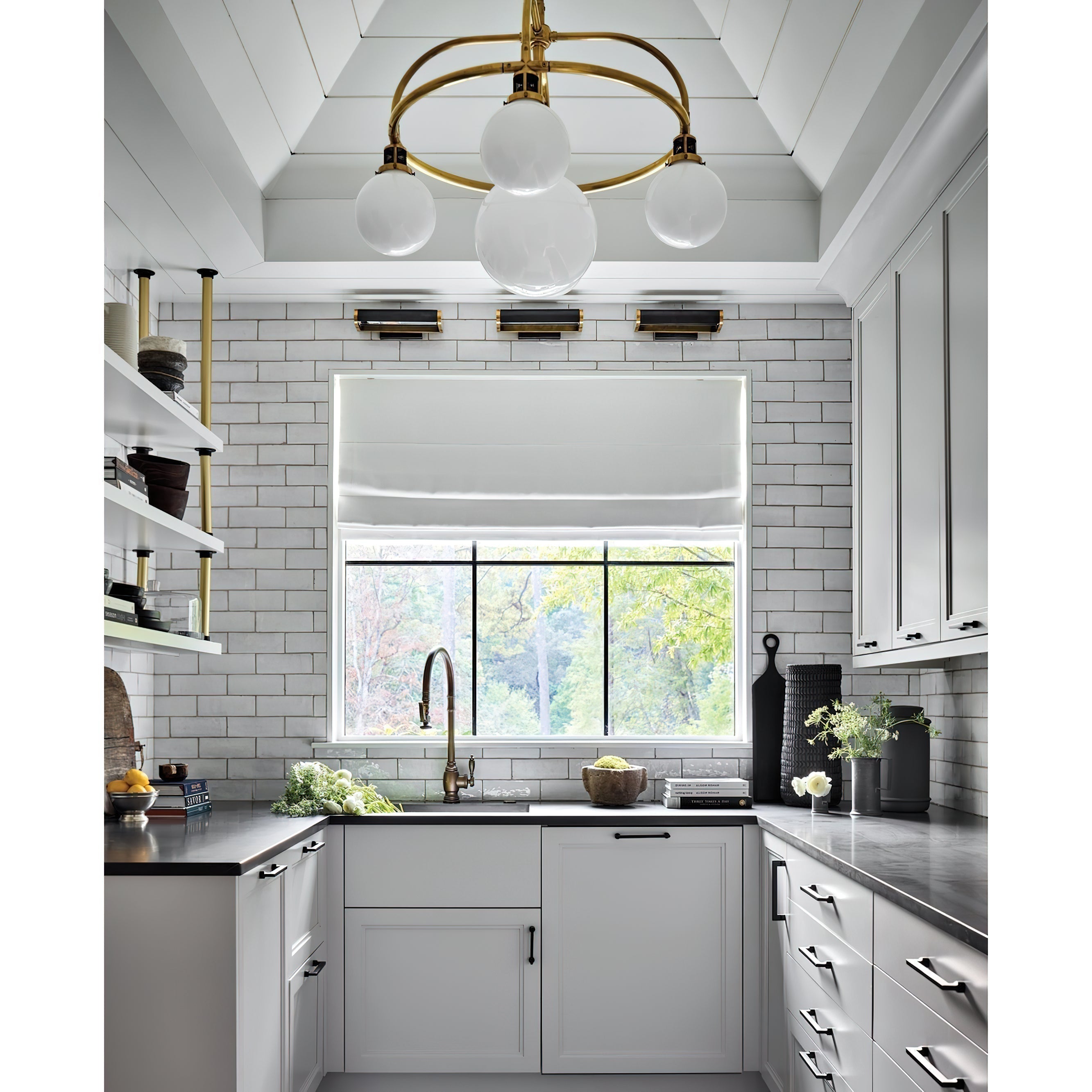 Vathea Modern Minimalist Metal Glass Chandelier - Letslighting