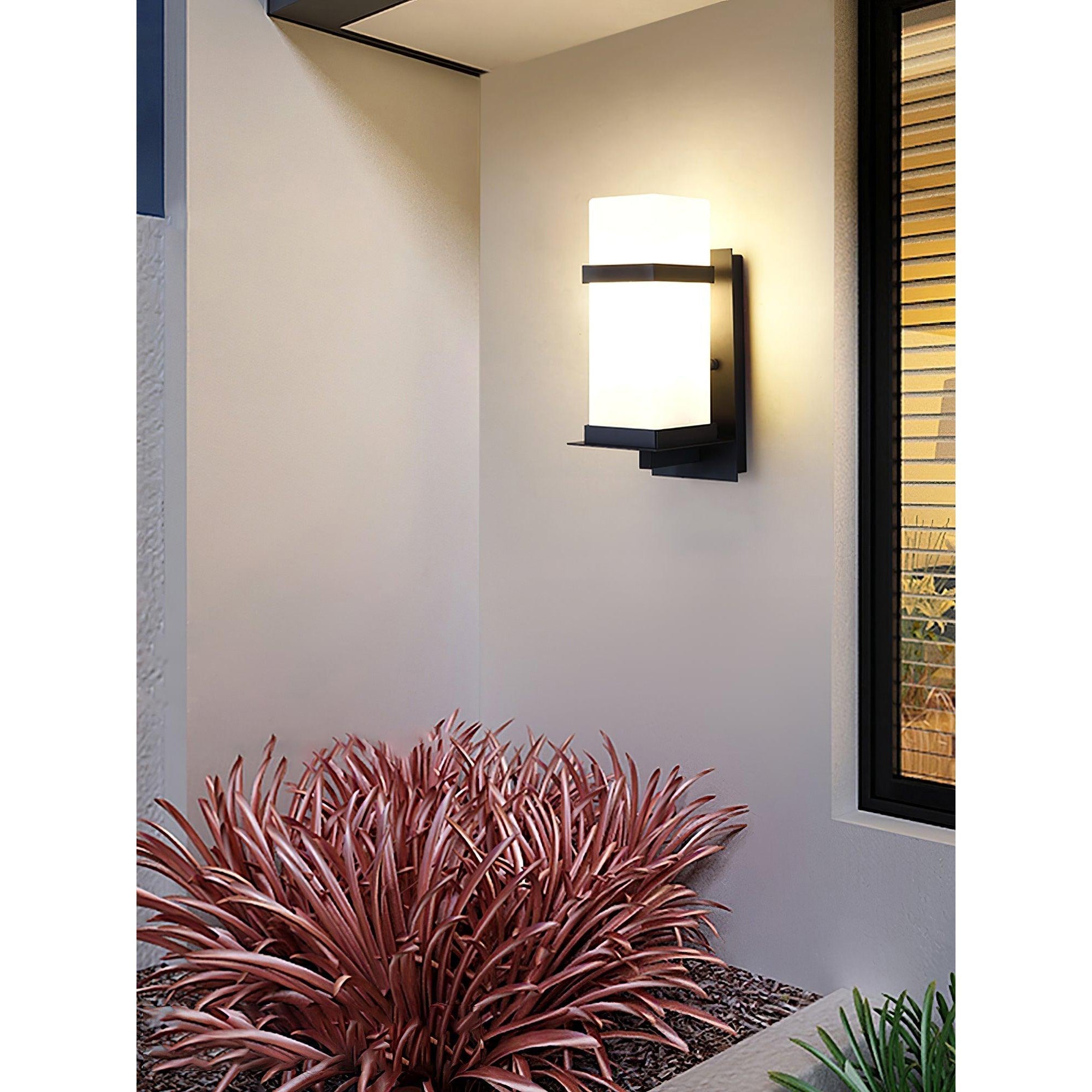 Ishaaris Minimalistische Glas-Wandleuchte für den Außenbereich-Letslighting