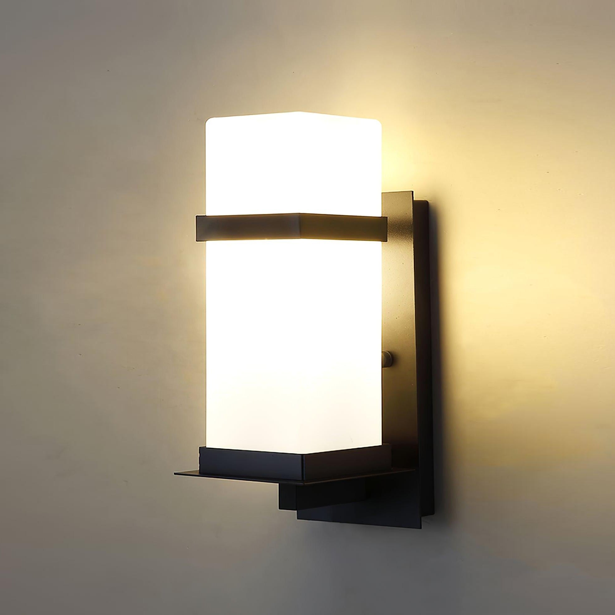 Ishaaris Minimalistische Glas-Wandleuchte für den Außenbereich-Letslighting