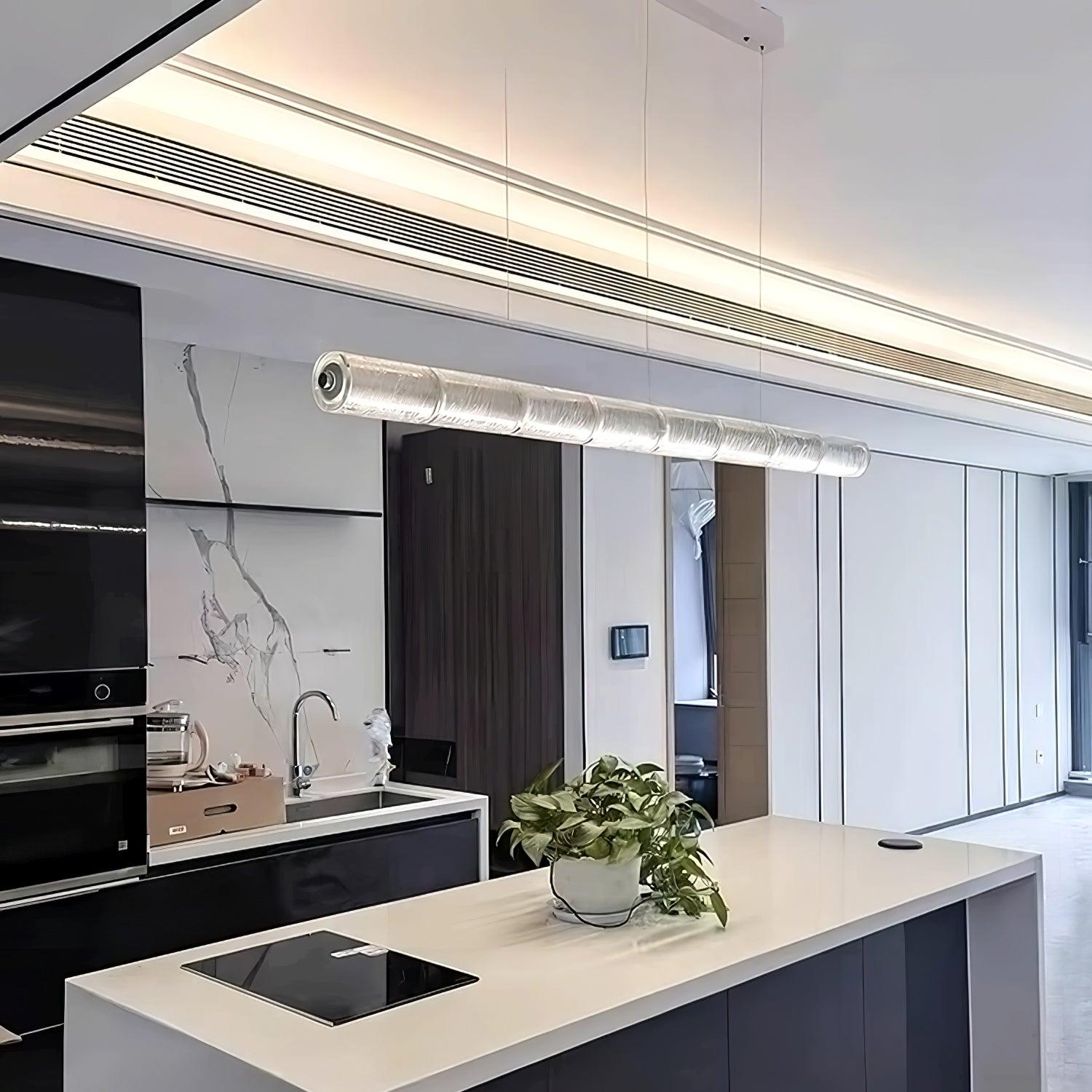 Lyliris Lineare Pendelleuchte aus Glas-Letslighting