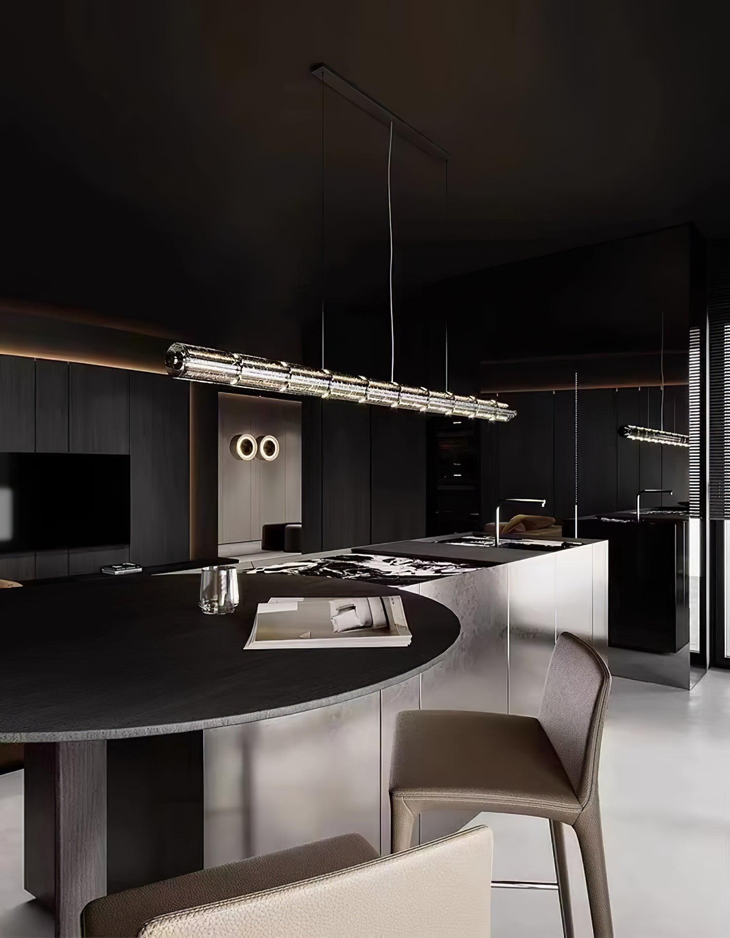 Lyliris Lineare Pendelleuchte aus Glas-Letslighting