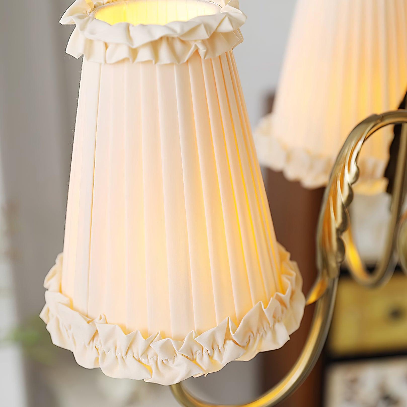 Faylin Vintage Messing Kronleuchter Gefeilt Schirme-Letslighting