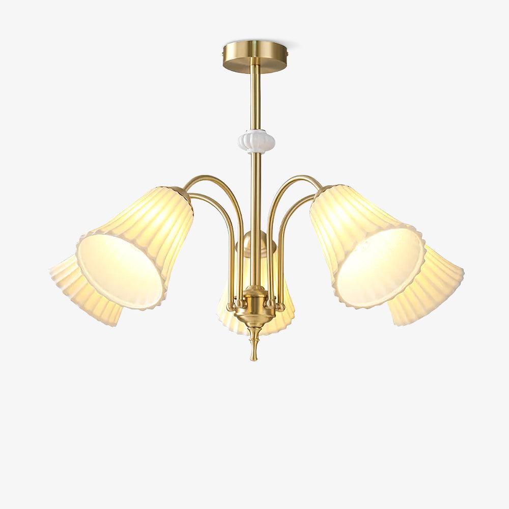 Silas Vintage Glas-Kronleuchter-Letslighting