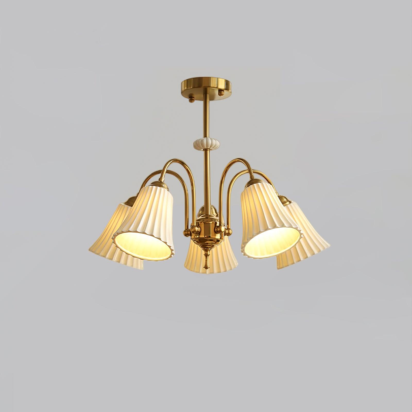 Silas Vintage Glas-Kronleuchter-Letslighting