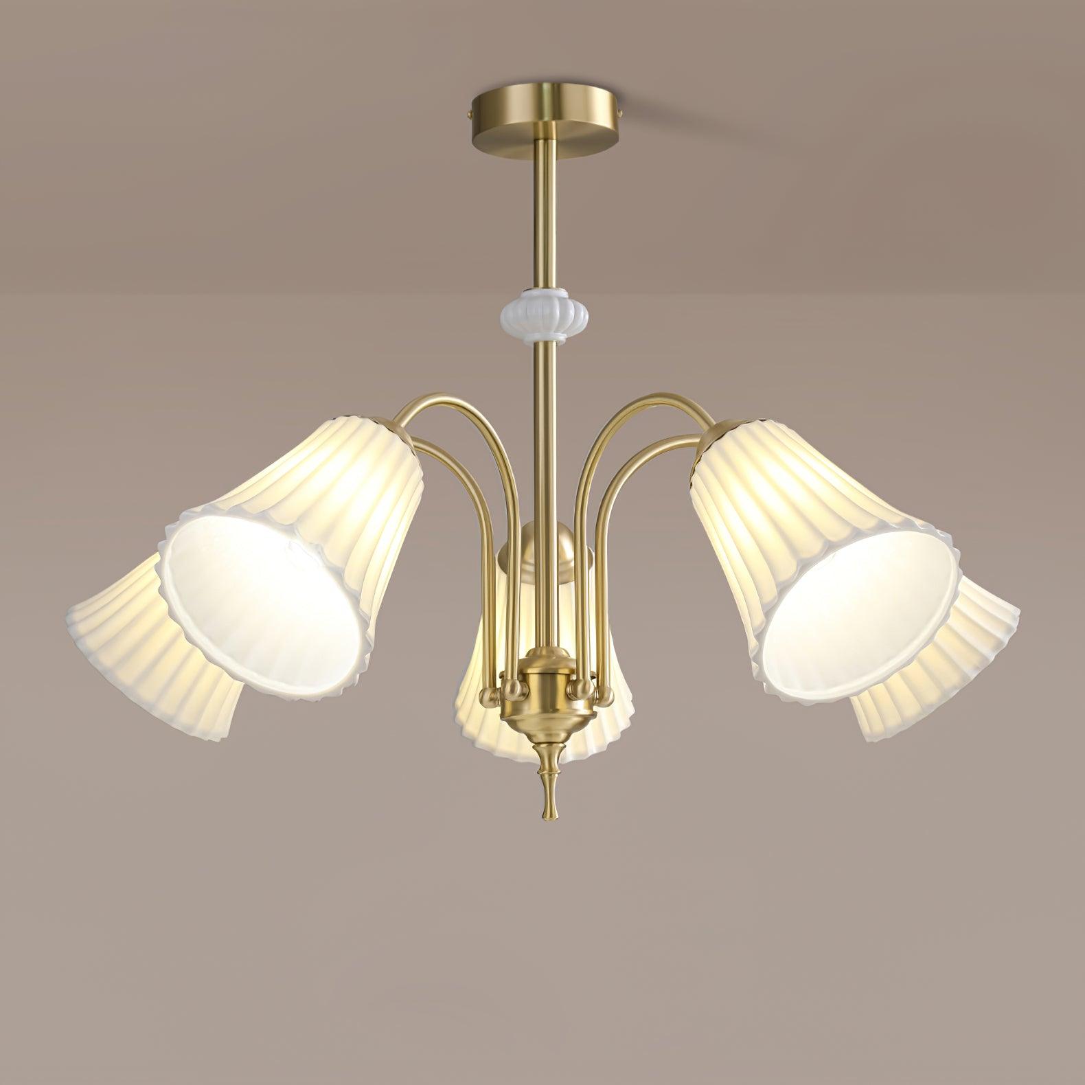 Silas Vintage Glas-Kronleuchter-Letslighting