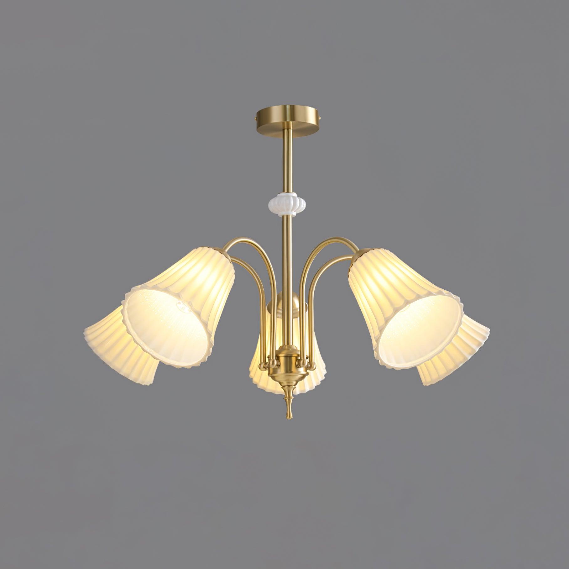 Silas Vintage Glas-Kronleuchter-Letslighting