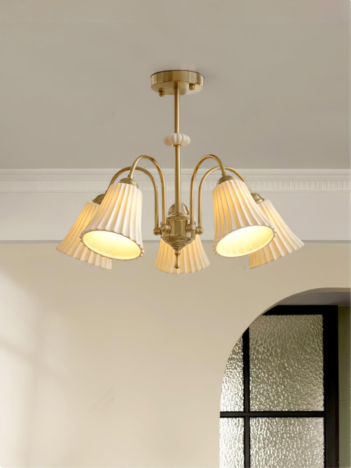 Silas Vintage Glas-Kronleuchter-Letslighting