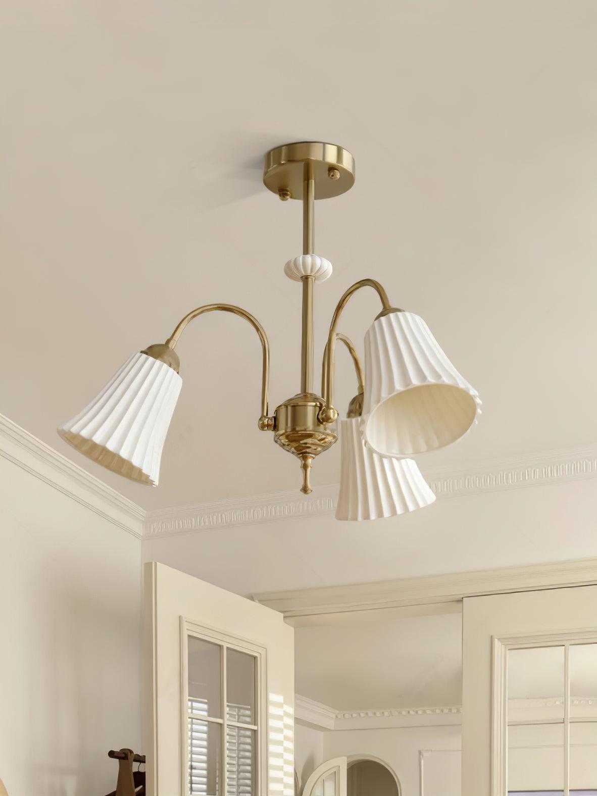 Silas Vintage Glas-Kronleuchter-Letslighting