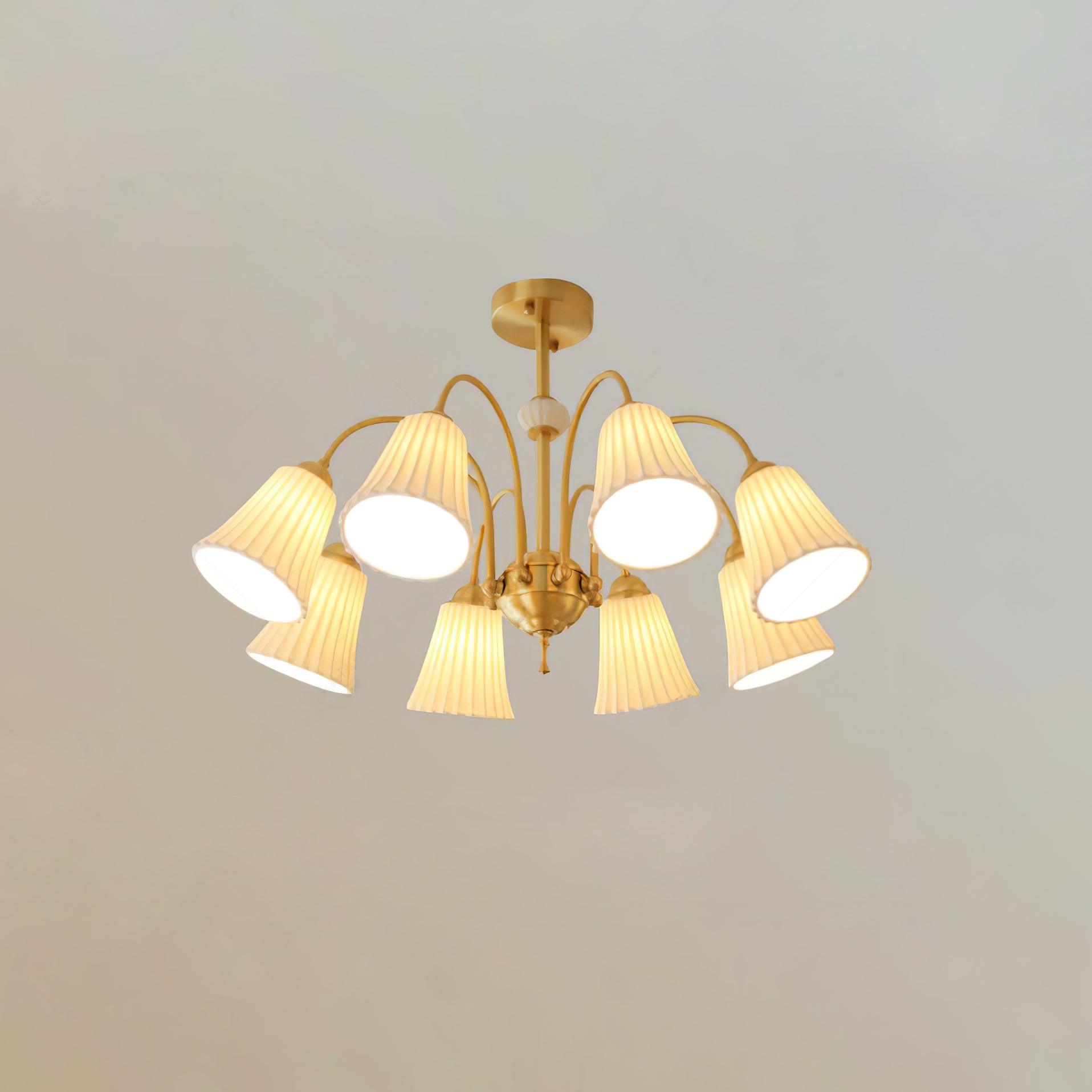 Silas Vintage Glas-Kronleuchter-Letslighting
