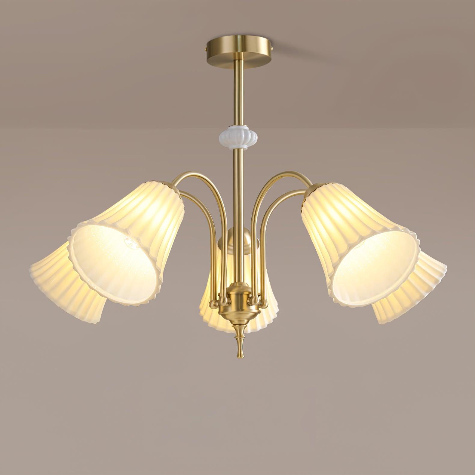 Silas Vintage Glas-Kronleuchter-Letslighting