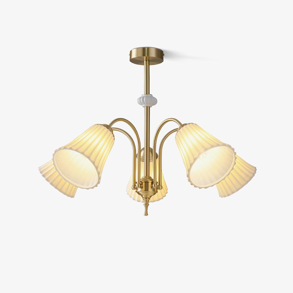 Silas Vintage Glas-Kronleuchter-Letslighting