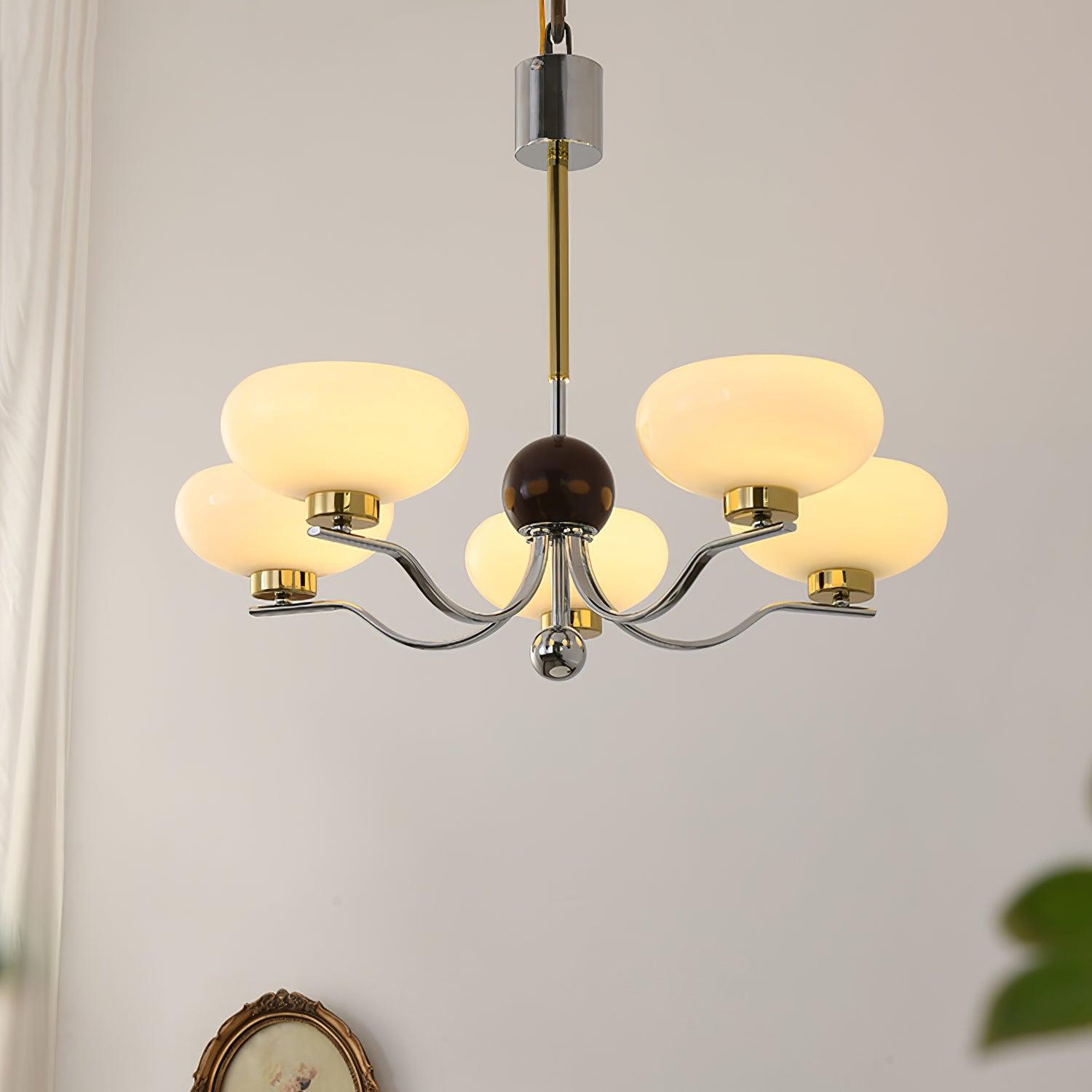Titus Vintage Glas-Kronleuchter-Letslighting