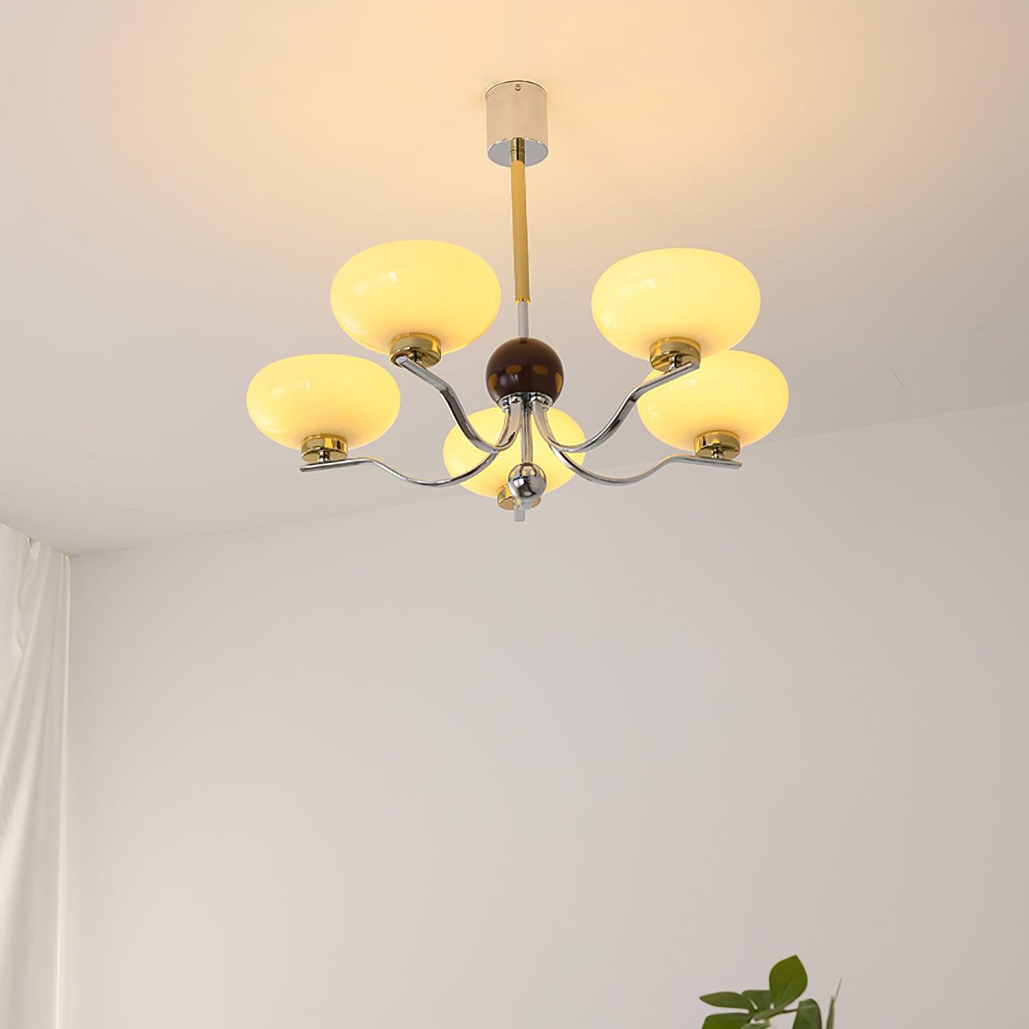Titus Vintage Glas-Kronleuchter-Letslighting