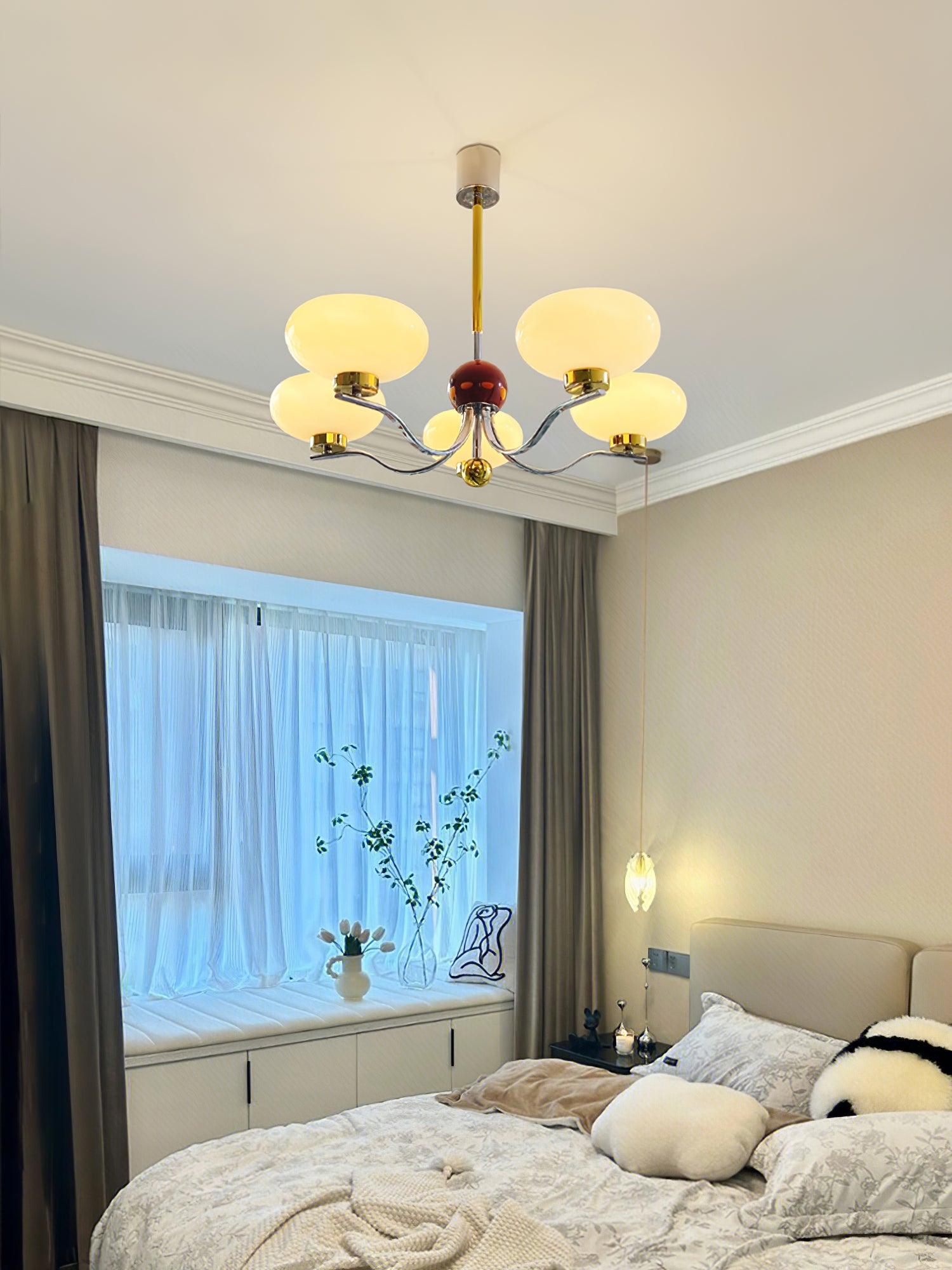 Titus Vintage Glas-Kronleuchter-Letslighting