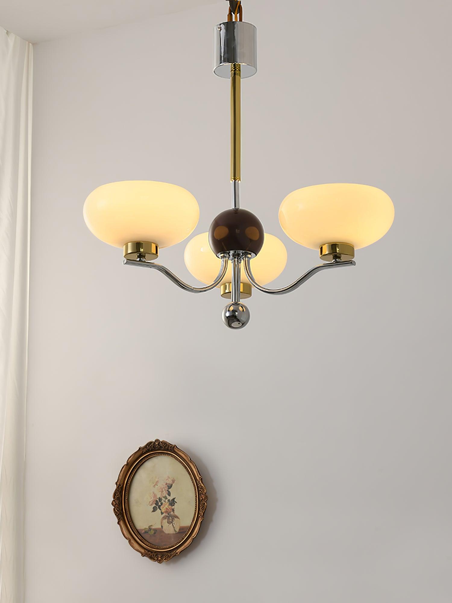 Titus Vintage Glas-Kronleuchter-Letslighting