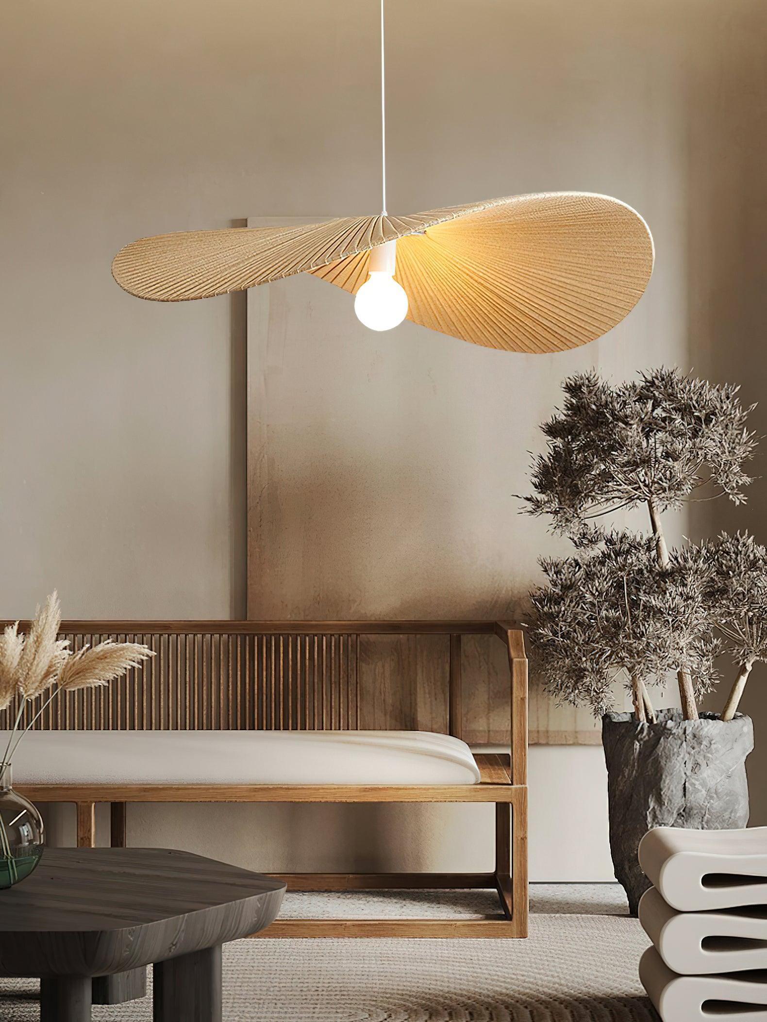 Lustra Pendelleuchte Wave Natur-Letslighting