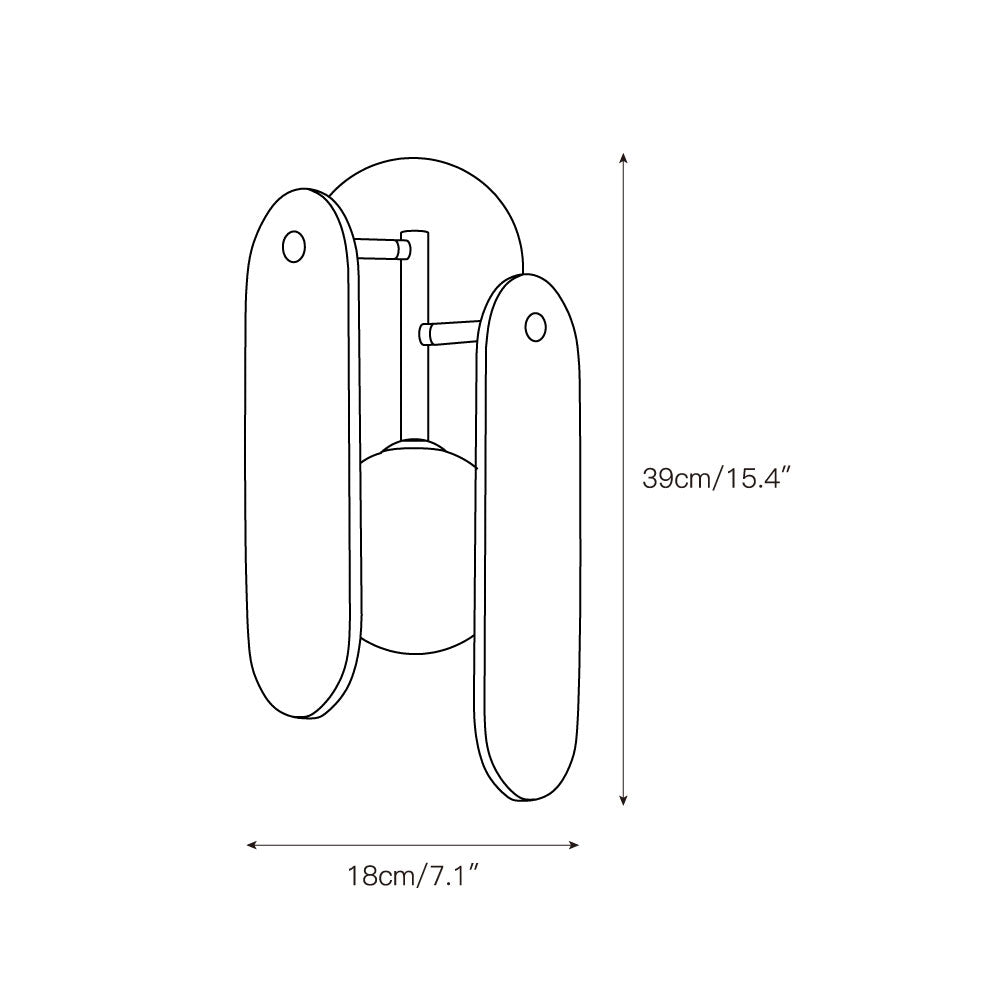Lysolila Modern Minimalist Marble Glass Wall Lamp - Letslighting