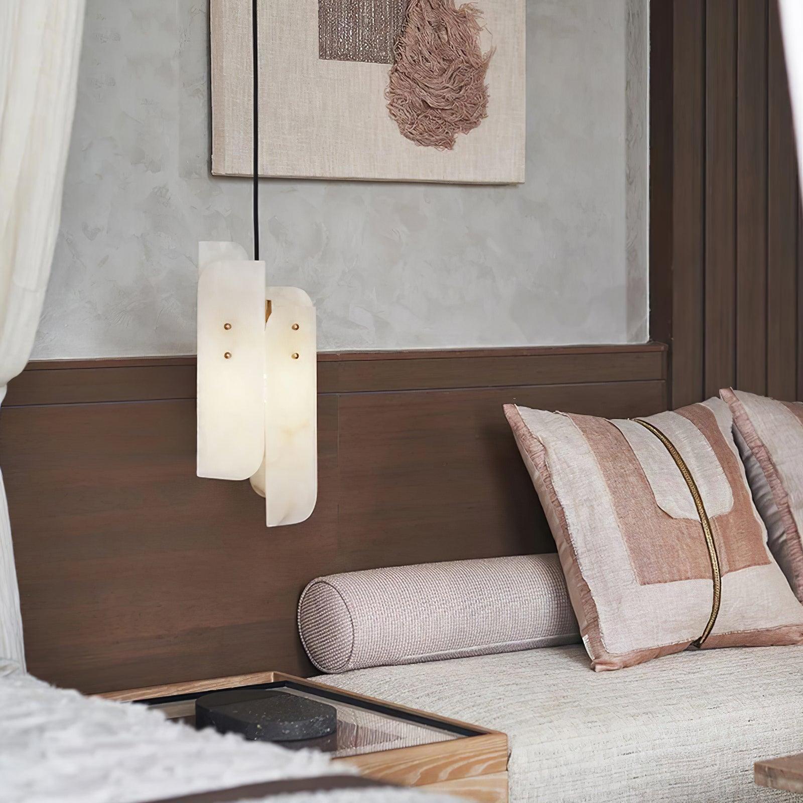 Vicarus Layered Alabaster Pendant Light - Neutralighting