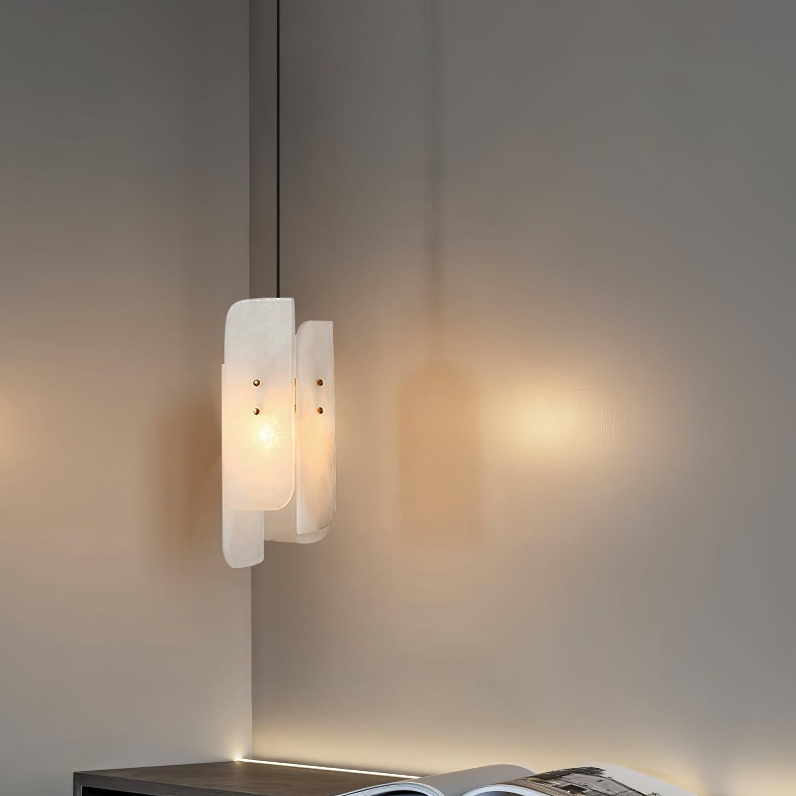 Vicarus Layered Alabaster Pendant Light - Neutralighting