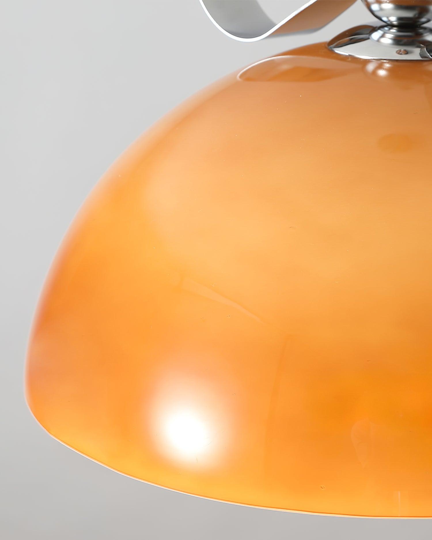 Lustra Minimalistische Pendelleuchte aus Bernsteinfarbenem Glas-Letslighting