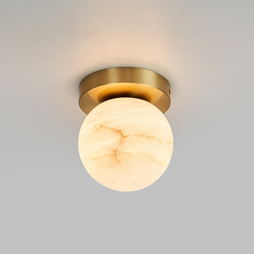 Cedoria Modern Minimalist Alabaster Ceiling Light - Letslighting
