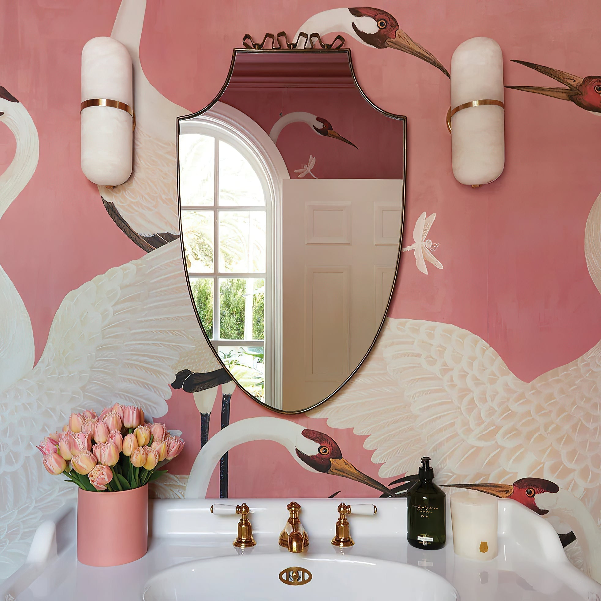 Symirel Modern Minimalist Pill Form Alabaster Sconce Wall Lamp - Letslighting