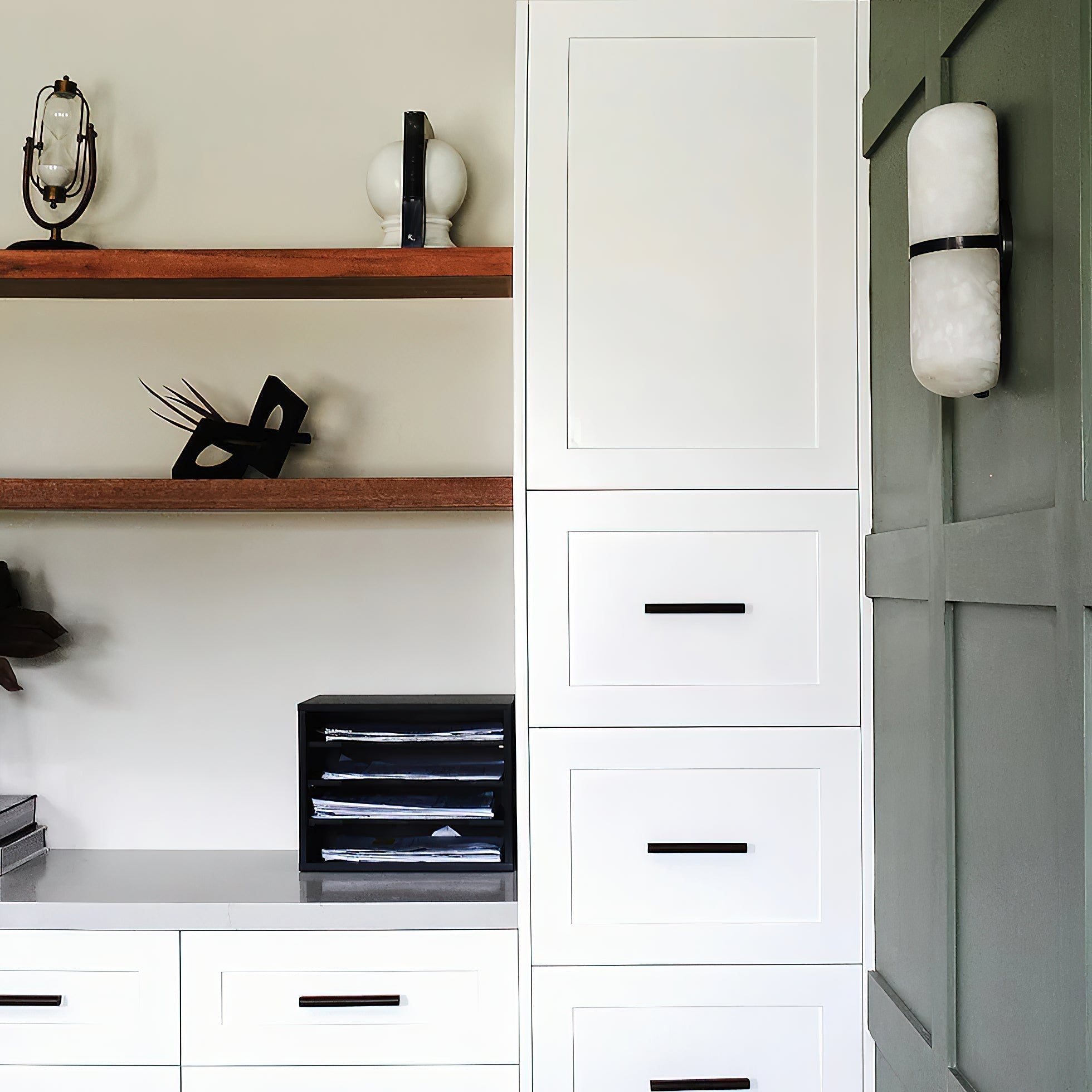 Symirel Modern Minimalist Pill Form Alabaster Sconce Wall Lamp - Letslighting